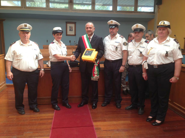 Colleferro Defibrillatori Polizia Locale