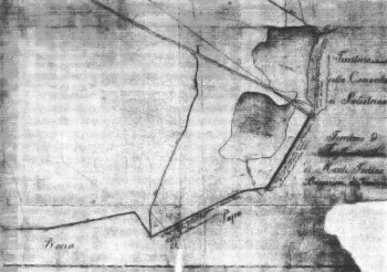 lago doganella regillo mappa 1829