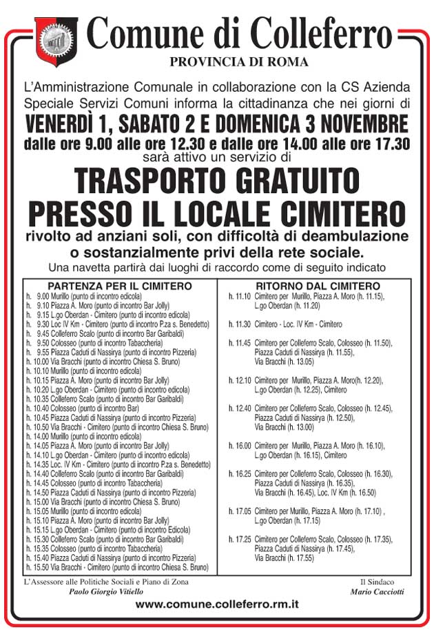 Manifesto Istituzionale