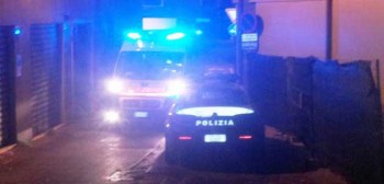 Ambulanza Polizia notte