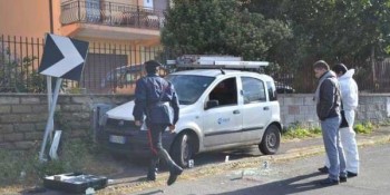 Rocca Priora. I Carabinieri effettuano i rilievi del caso