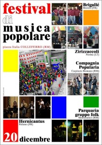 La locandina della tradizionale fiaccolata delle società sportive colleferrine