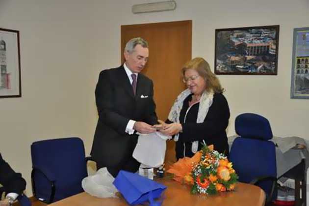 Il Prefetto di Frosinone Emilia Zarrilli in visita alla Questura del capoluogo ciociaro