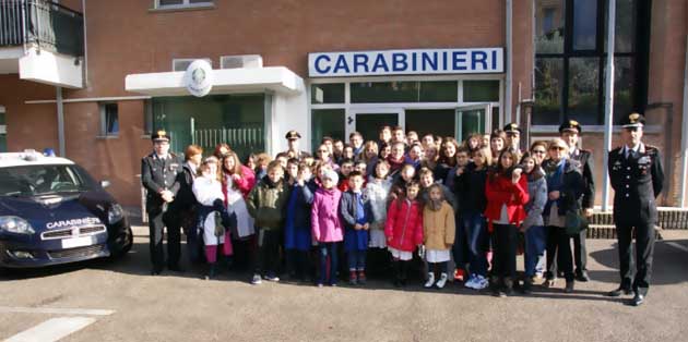 A lezione di legalità presso il Comando della Compagnia dei Carabinieri di Anagni