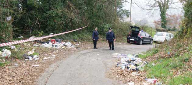 I Carabinieri di Sgurgola scoprono e denunciano due discariche abusive in territorio comunale di Anagni
