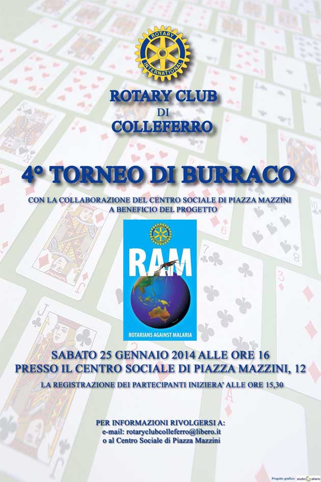 IV Torneo di Burraco del Rotary Club di Colleferro