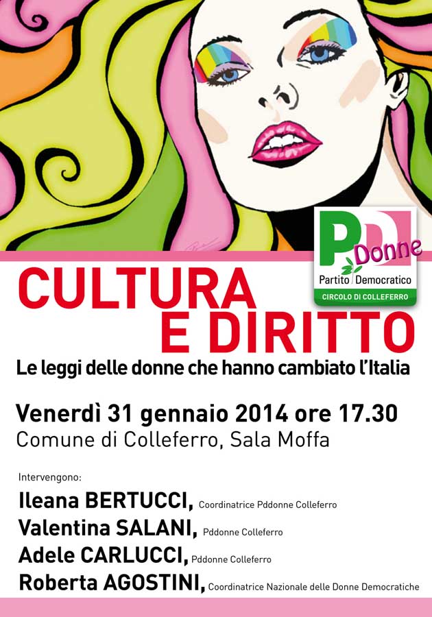 PdDonne manifesto “Cultura e Diritto”