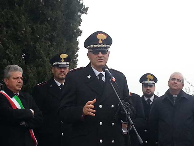 Alatri. Celebrazione del 70° Anniversario della morte del Brigadiere dell’Arma dei Carabinieri Felice Cataldi