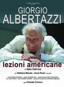 Giorgio Albertazzi in “Lezioni Americane”
