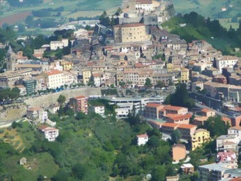 Vista aerea di Paliano (FR)