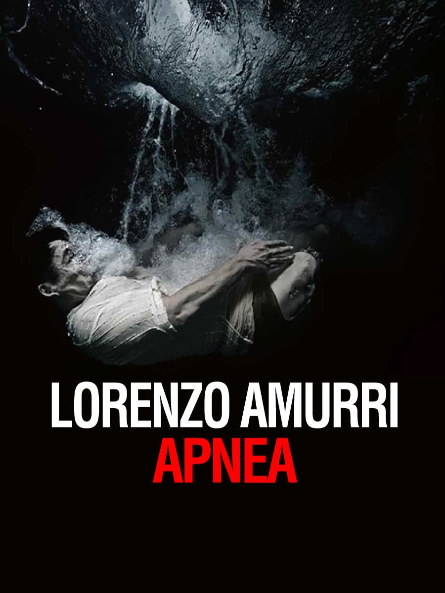 La copertina del romanzo di Lorenzo Amurri “Apnea”