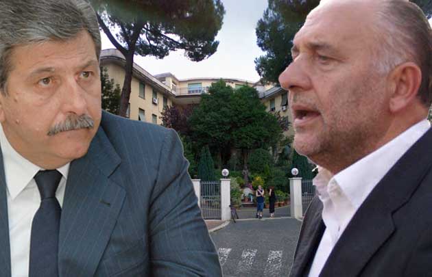 Il nuovo Dg dell’Asl RmG Giuseppe Caroli ed il Sindaco di Colleferro Mario Cacciotti