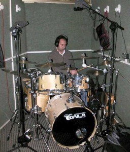 Piermaria Torti alla sua batteria