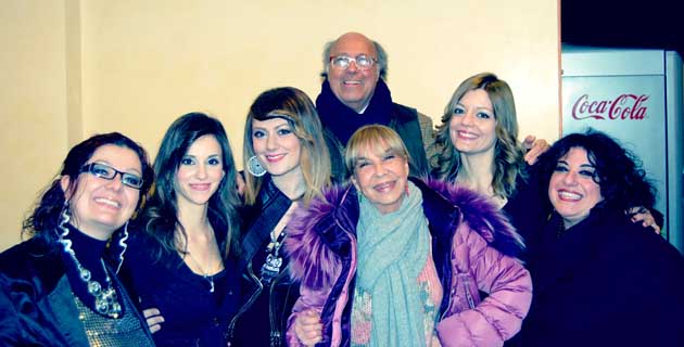 Le White Nymphs a Roma per la presentazione della nuova scuola di musica di Edoardo Vianello ed Alessandro D’Orazi