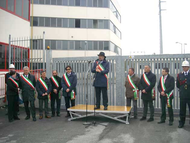Manifestazione Sindaci Commissariato Colleferro