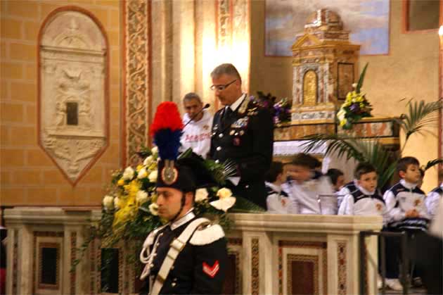 I militari della Compagnia dei Carabinieri di Anagni hanno celebrato il Precetto Pasquale