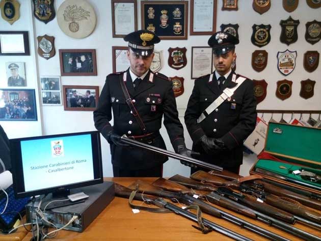 Roma. Una vera e propria armeria nel campo nomadi di Via Salviati. Un arresto e 9 fucili sequestrati