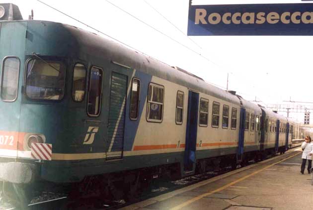 Roccassecca Treno in stazione