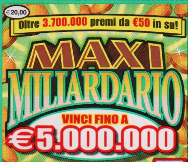 Gratta e vinci, biglietto da 5 milioni a Sezze (LT)