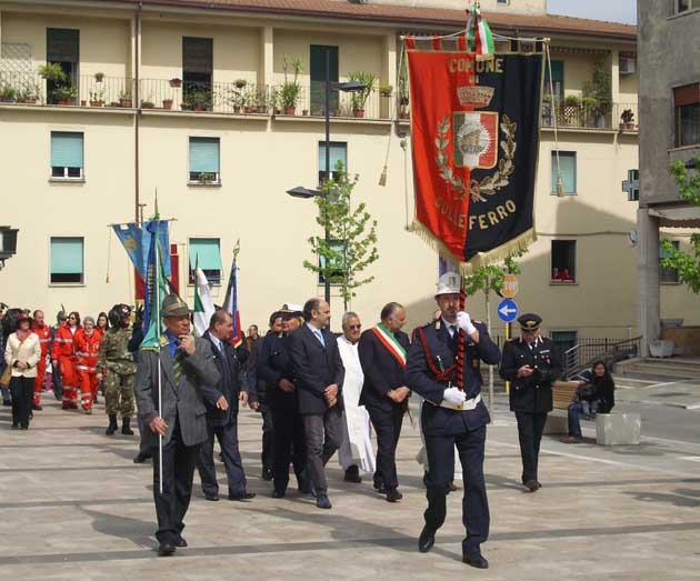 Colleferro. Un momento delle Celebrazioni del 25 Aprile 2013