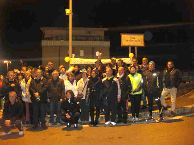 “Lucciolata al 3C” organizzata dal gruppo facebook “’N sei de Collefero se...”
