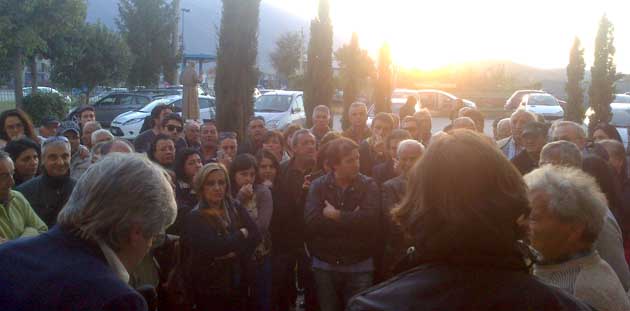 Riunione residenti Ferentino scalo impianto compostaggio