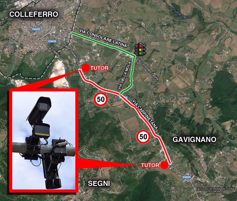 Segni - Tutor Via Carpinetana