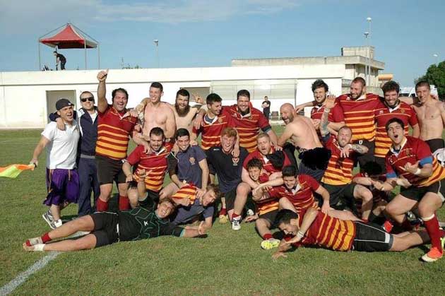 Rugby Frascati Serie B. La festa a Lecce