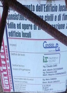 Colleferro. Dopo il fallimento della ditta operante, avviata la gara per terminare i lavori al cimitero