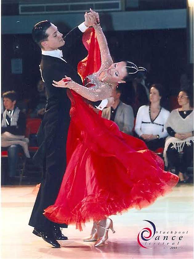 I maestri Fabio Bangrazi e Alessia Palmarini, finalisti ai campionati italiani 2010, 2011 e 2012