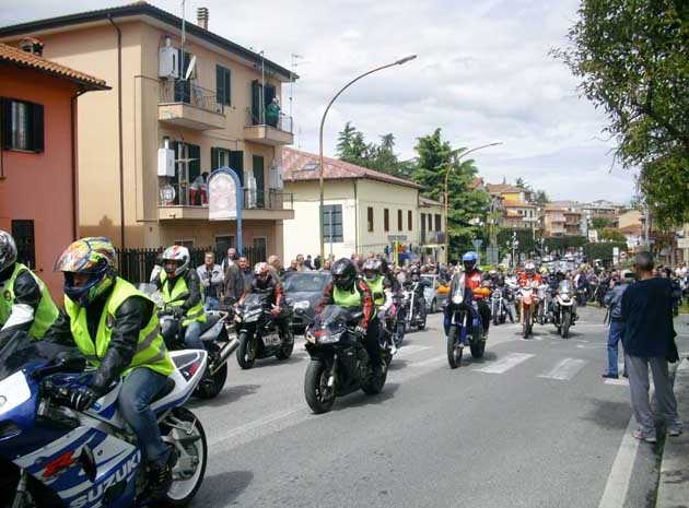 La partenza del motogiro