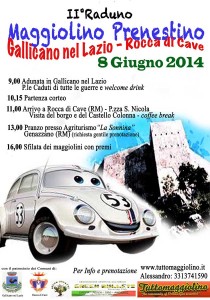 Programma Maggiolino Prenestino Tour 2014