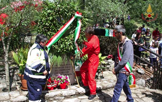 Vicovaro. I Vigili del Fuoco ricordano 14° anniversario scomparsa dell