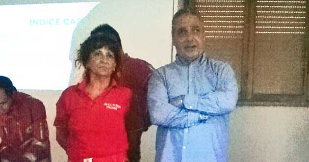 L’Ass. Giorgio Vitiello durante la presentazione del corso