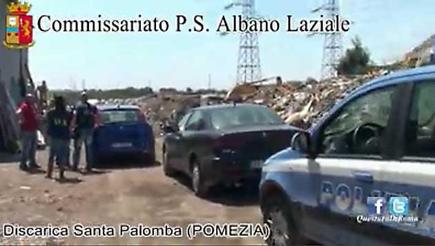 Pomezia - Santa Palomba. Discarica abusiva