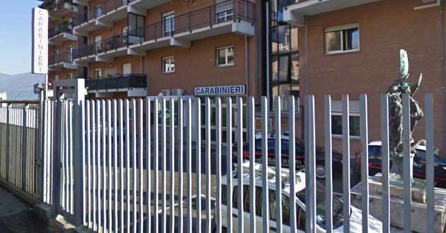 La sede della Compagnia dei Carabinieri di Anagni
