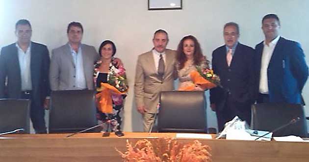 Il Sindaco Angelini ed i membri della nuova Giunta di Artena