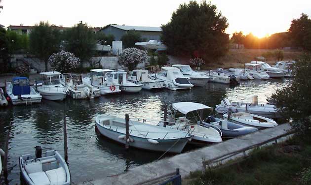 Ormeggi sul Fiume Sisto a Terracina