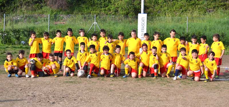 Foto di gruppo dell’Under 6 e Under 8