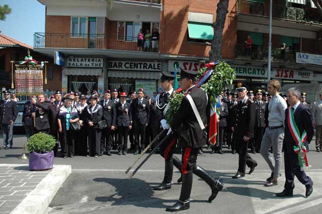Marino. Un momento della cerimonia di Commemorazione del VB Sciotti