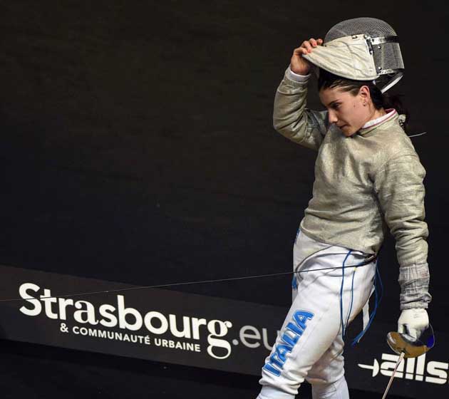 Rossella Gregorio agli Europei (foto bizzi)