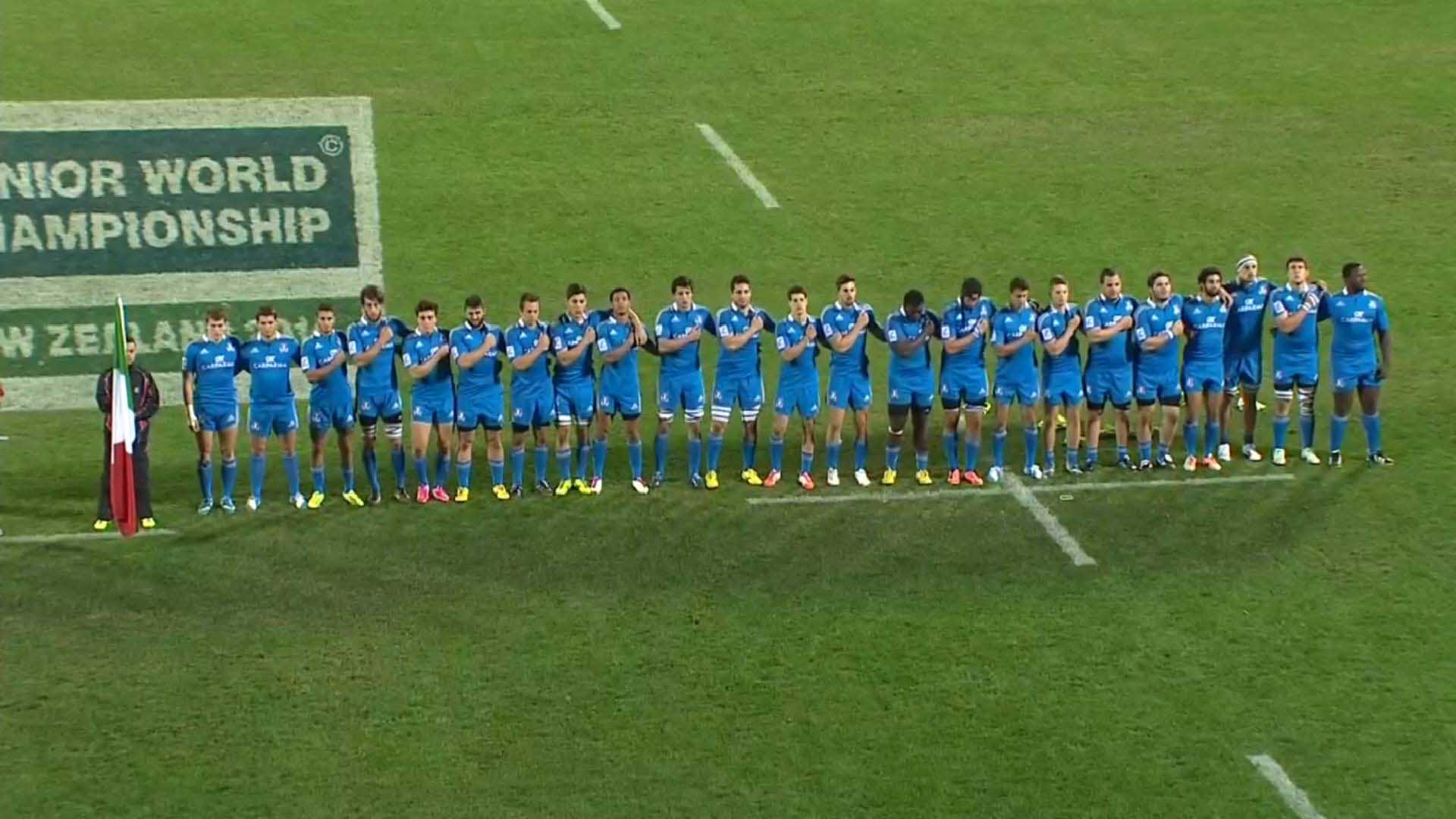 Italia Under 20 con i frascatani Italia Under 20 con i frascatani