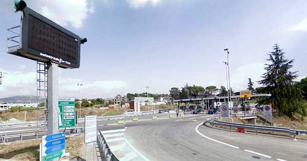Anagni. Casello Autostrada A1