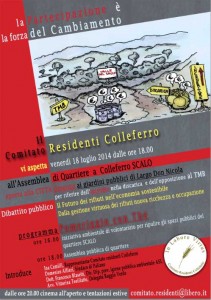 Assemblea di Quartiere Colleferro Scalo 18/07/2014