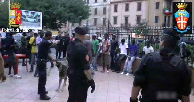 Roma. Pigneto. Blitz antidroga di Carabinieri e Polizia