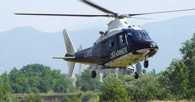 Elicottero dei Carabinieri