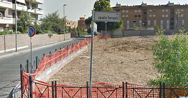 Roma. Via Casale Ferranti