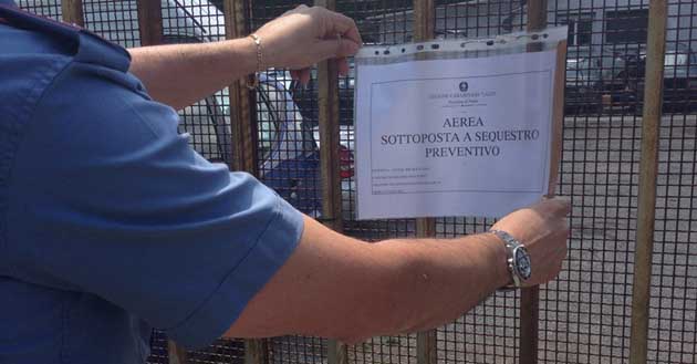Velletri | Nemi. Sequestrata dai Carabinieri una discarica di 5mila mq nel Parco dei Castelli Romani