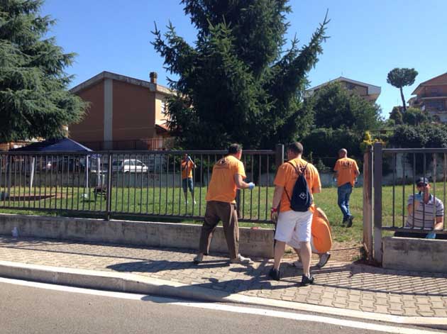 Valmontone. “Giornata Ecologica” a Via Gramsci