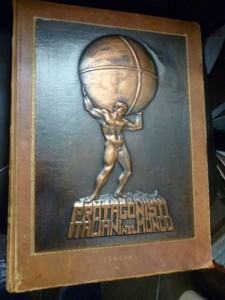 Copertina in rame realizzata da Ambrogio Ciranna